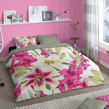 Good Morning Bettwäsche-Set FLEURIE 200x200/220 cm Mehrfarbig