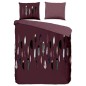 Good Morning Bettwäsche-Set FEATHERS 135x200 cm Bordeaux Good Morning Bettwäsche-Set FEATHERS 135x200 cm Bordeaux