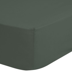 HIP Spannbettlaken 100x200 cm Dunkles Olivgrün