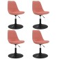 vidaXL Esszimmerstühle 4 Stk. Drehbar Rosa Samt vidaXL Esszimmerstühle 4 Stk. Drehbar Rosa Samt