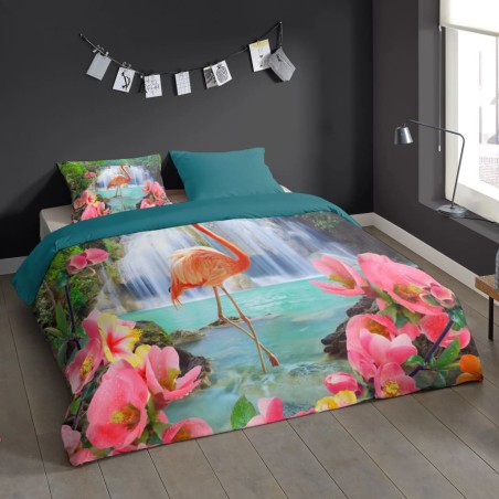 Pure Bettwäsche-Set FLAMINGO 240x200/220 cm