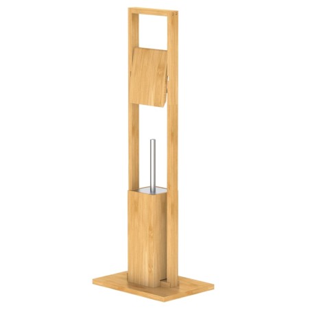 EISL WC-Garnitur Rolle und Bürste Bambus 30x21x82 cm 