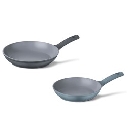 CUISINOX 2-tlg. Bratpfannen-Set Jeansblau