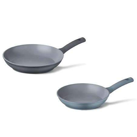 CUISINOX 2-tlg. Bratpfannen-Set Jeansblau