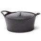 CUISINOX Gusseisen-Topf Emailliert 3,4 L 24 cm Schwarz CUISINOX Gusseisen-Topf Emailliert 3,4 L 24 cm Schwarz