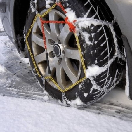 Carpoint Schneeketten "KNN-50" 9 mm Silber