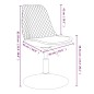vidaXL Esszimmerstühle 4 Stk. Drehbar Rosa Samt vidaXL Esszimmerstühle 4 Stk. Drehbar Rosa Samt