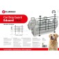 FLAMINGO Hundegitter 3 Stangen mit 2 Montagemöglichkeiten Tara Schwarz FLAMINGO Hundegitter 3 Stangen mit 2 Montagemöglichkeiten Tara Schwarz