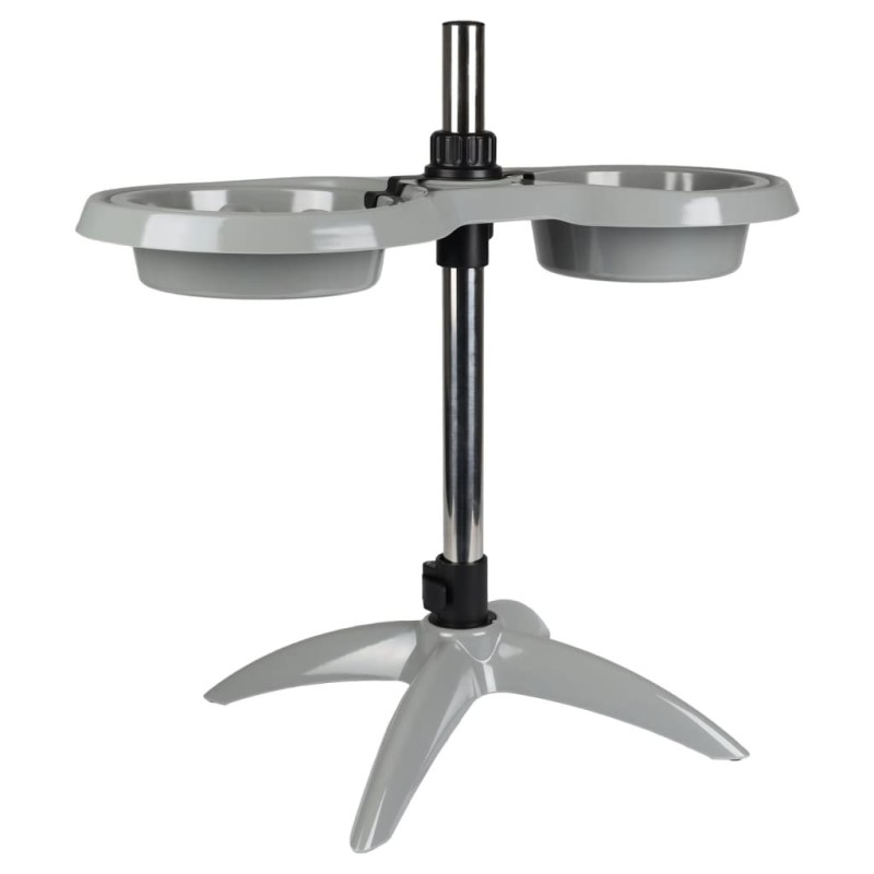 FLAMINGO Futternapfständer Suvi M 1100 ml und 1500 ml Grau FLAMINGO Futternapfständer Suvi M 1100 ml und 1500 ml Grau