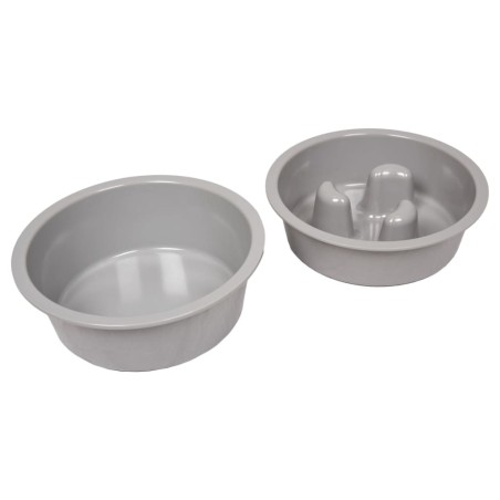 FLAMINGO Futternapfständer Suvi M 1100 ml und 1500 ml Grau