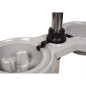 FLAMINGO Futternapfständer Suvi M 1100 ml und 1500 ml Grau FLAMINGO Futternapfständer Suvi M 1100 ml und 1500 ml Grau