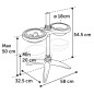 FLAMINGO Futternapfständer Suvi M 1100 ml und 1500 ml Grau FLAMINGO Futternapfständer Suvi M 1100 ml und 1500 ml Grau