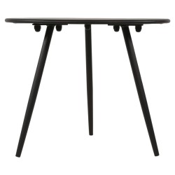 Lesli Living Beistelltisch Rafael 60x41 cm Schwarz