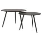 Lesli Living Beistelltisch Rafael 60x41 cm Schwarz Lesli Living Beistelltisch Rafael 60x41 cm Schwarz