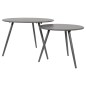 Lesli Living Beistelltisch Rafael 60x41 cm Grau Lesli Living Beistelltisch Rafael 60x41 cm Grau