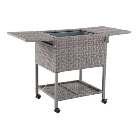 AXI Kühlwagen Country Rattan-Optik 76 L Braun