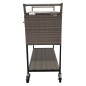 AXI Kühlwagen Country Rattan-Optik 76 L Braun AXI Kühlwagen Country Rattan-Optik 76 L Braun
