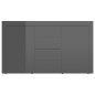 vidaXL Sideboard Hochglanz-Grau 120x36x69 cm Holzwerkstoff vidaXL Sideboard Hochglanz-Grau 120x36x69 cm Holzwerkstoff