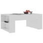 vidaXL Couchtisch Weiß 100x60x42 cm Holzwerkstoff vidaXL Couchtisch Weiß 100x60x42 cm Holzwerkstoff