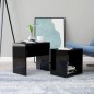 vidaXL Couchtisch-Set Hochglanz-Schwarz 48x30x45 cm Holzwerkstoff vidaXL Couchtisch-Set Hochglanz-Schwarz 48x30x45 cm Holzwerkstoff
