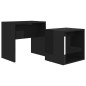 vidaXL Couchtisch-Set Hochglanz-Schwarz 48x30x45 cm Holzwerkstoff vidaXL Couchtisch-Set Hochglanz-Schwarz 48x30x45 cm Holzwerkstoff