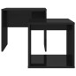 vidaXL Couchtisch-Set Hochglanz-Schwarz 48x30x45 cm Holzwerkstoff vidaXL Couchtisch-Set Hochglanz-Schwarz 48x30x45 cm Holzwerkstoff