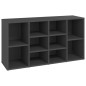 vidaXL Schuhbank Grau 103x30x54,5 cm Holzwerkstoff vidaXL Schuhbank Grau 103x30x54,5 cm Holzwerkstoff