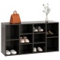 vidaXL Schuhbank Grau 103x30x54,5 cm Holzwerkstoff vidaXL Schuhbank Grau 103x30x54,5 cm Holzwerkstoff