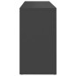 vidaXL Schuhbank Grau 103x30x54,5 cm Holzwerkstoff vidaXL Schuhbank Grau 103x30x54,5 cm Holzwerkstoff