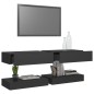 vidaXL TV-Schränke LED-Leuchten 2 Stk. Grau 60x35 cm vidaXL TV-Schränke LED-Leuchten 2 Stk. Grau 60x35 cm