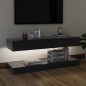 vidaXL TV-Schränke LED-Leuchten 2 Stk. Grau 60x35 cm vidaXL TV-Schränke LED-Leuchten 2 Stk. Grau 60x35 cm