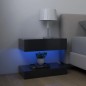 vidaXL TV-Schränke LED-Leuchten 2 Stk. Grau 60x35 cm vidaXL TV-Schränke LED-Leuchten 2 Stk. Grau 60x35 cm