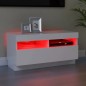 vidaXL TV-Schrank mit LED-Leuchten Weiß 80x35x40 cm vidaXL TV-Schrank mit LED-Leuchten Weiß 80x35x40 cm
