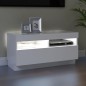 vidaXL TV-Schrank mit LED-Leuchten Weiß 80x35x40 cm vidaXL TV-Schrank mit LED-Leuchten Weiß 80x35x40 cm