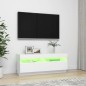 vidaXL TV-Schrank mit LED-Leuchten Weiß 100x35x40 cm vidaXL TV-Schrank mit LED-Leuchten Weiß 100x35x40 cm