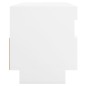 vidaXL TV-Schrank mit LED-Leuchten Weiß 100x35x40 cm vidaXL TV-Schrank mit LED-Leuchten Weiß 100x35x40 cm
