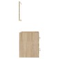 vidaXL Badschrank mit Spiegel Sonoma-Eiche 41x38,5x48 cm vidaXL Badschrank mit Spiegel Sonoma-Eiche 41x38,5x48 cm