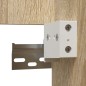 vidaXL Badschrank mit Spiegel Sonoma-Eiche 41x38,5x48 cm vidaXL Badschrank mit Spiegel Sonoma-Eiche 41x38,5x48 cm