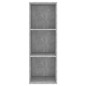 vidaXL TV-Wandschrank Betongrau 37x37x107 cm Holzwerkstoff vidaXL TV-Wandschrank Betongrau 37x37x107 cm Holzwerkstoff
