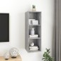 vidaXL TV-Wandschrank Betongrau 37x37x107 cm Holzwerkstoff vidaXL TV-Wandschrank Betongrau 37x37x107 cm Holzwerkstoff