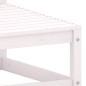 vidaXL 3-tlg. Garten-Lounge-Set Weiß Kiefer Massivholz vidaXL 3-tlg. Garten-Lounge-Set Weiß Kiefer Massivholz