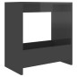 vidaXL Beistelltisch Hochglanz-Grau 50x26x50 cm Holzwerkstoff vidaXL Beistelltisch Hochglanz-Grau 50x26x50 cm Holzwerkstoff