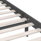 vidaXL Massivholzbett Grau 75x190 cm vidaXL Massivholzbett Grau 75x190 cm