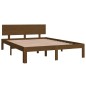 vidaXL Massivholzbett Honigbraun 135x190 cm vidaXL Massivholzbett Honigbraun 135x190 cm