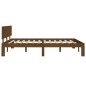 vidaXL Massivholzbett Honigbraun 135x190 cm vidaXL Massivholzbett Honigbraun 135x190 cm