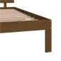 vidaXL Massivholzbett Honigbraun 135x190 cm vidaXL Massivholzbett Honigbraun 135x190 cm