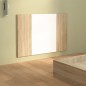 vidaXL Kopfteil Weiß und Sonoma-Eiche 120x1,5x80 cm Holzwerkstoff vidaXL Kopfteil Weiß und Sonoma-Eiche 120x1,5x80 cm Holzwerkstoff