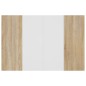 vidaXL Kopfteil Weiß und Sonoma-Eiche 120x1,5x80 cm Holzwerkstoff vidaXL Kopfteil Weiß und Sonoma-Eiche 120x1,5x80 cm Holzwerkstoff