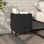 vidaXL Nachttisch Schwarz 40x35x47,5 cm vidaXL Nachttisch Schwarz 40x35x47,5 cm