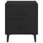 vidaXL Nachttisch Schwarz 40x35x47,5 cm vidaXL Nachttisch Schwarz 40x35x47,5 cm